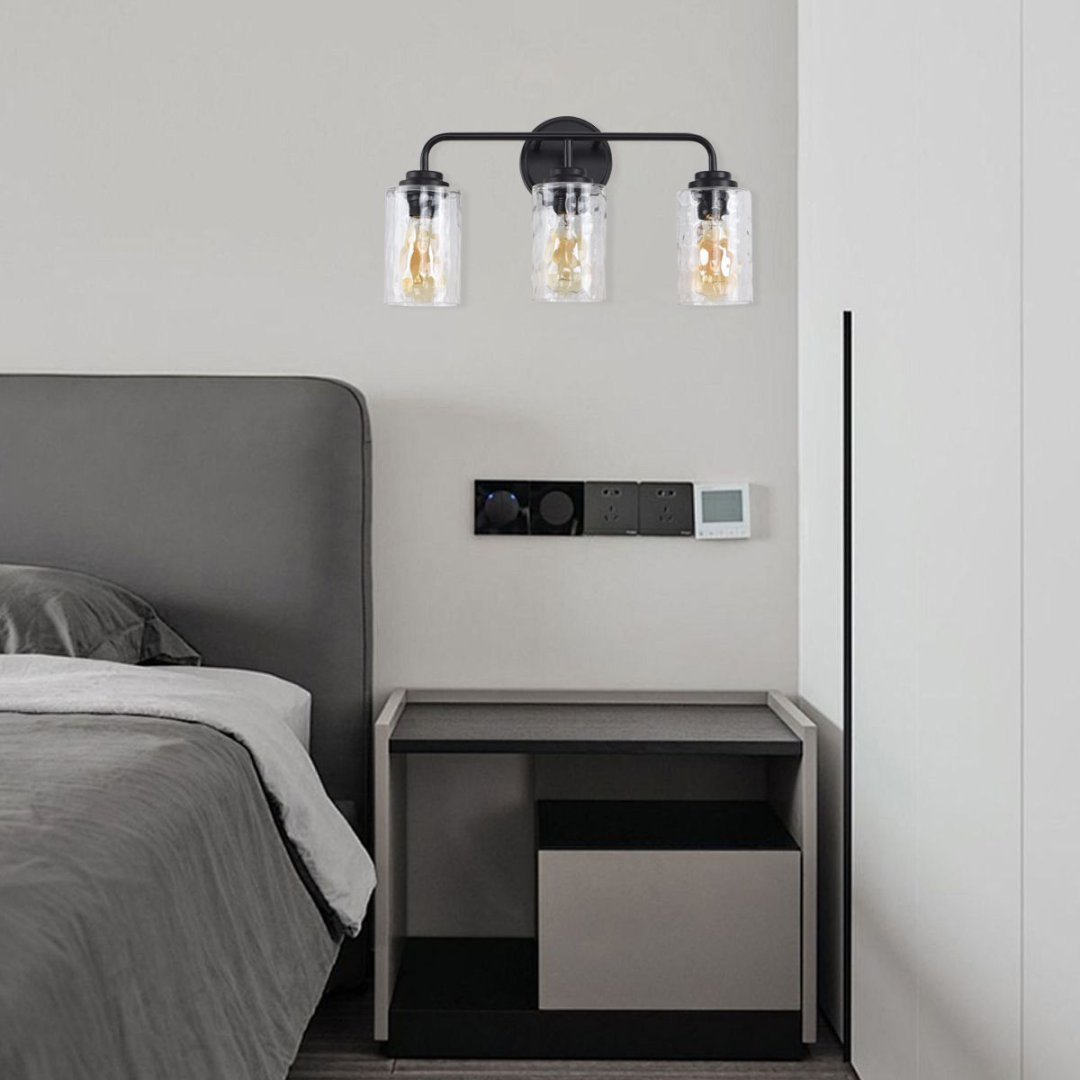 3-Light With Clear Glass Glacier Shade My Store