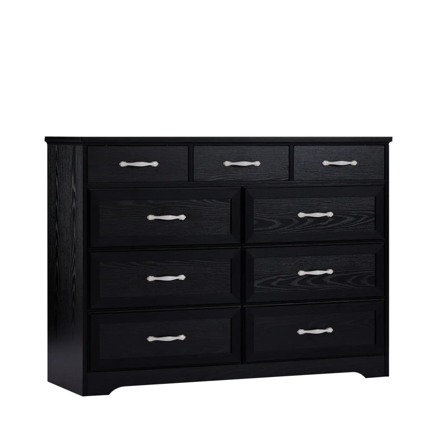 9 Drawer Long Dresser With Antique Handles My Store