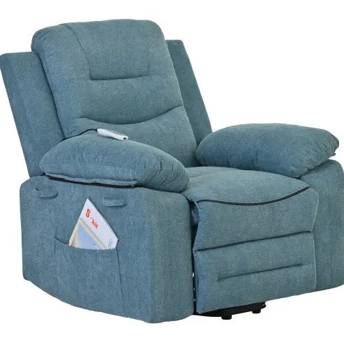 Massage Recliner And Heating Function And Side Pocket My Store