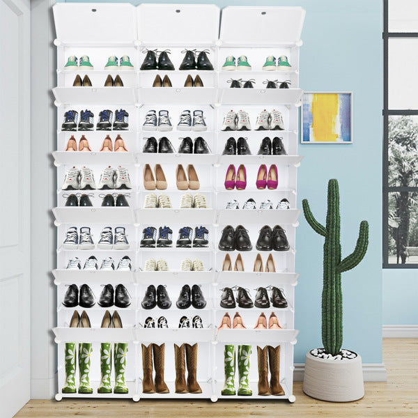 3 Rows, 12 Floors, 36 Grid Rubik's Cube Shoe Cabinet Inkedjoy