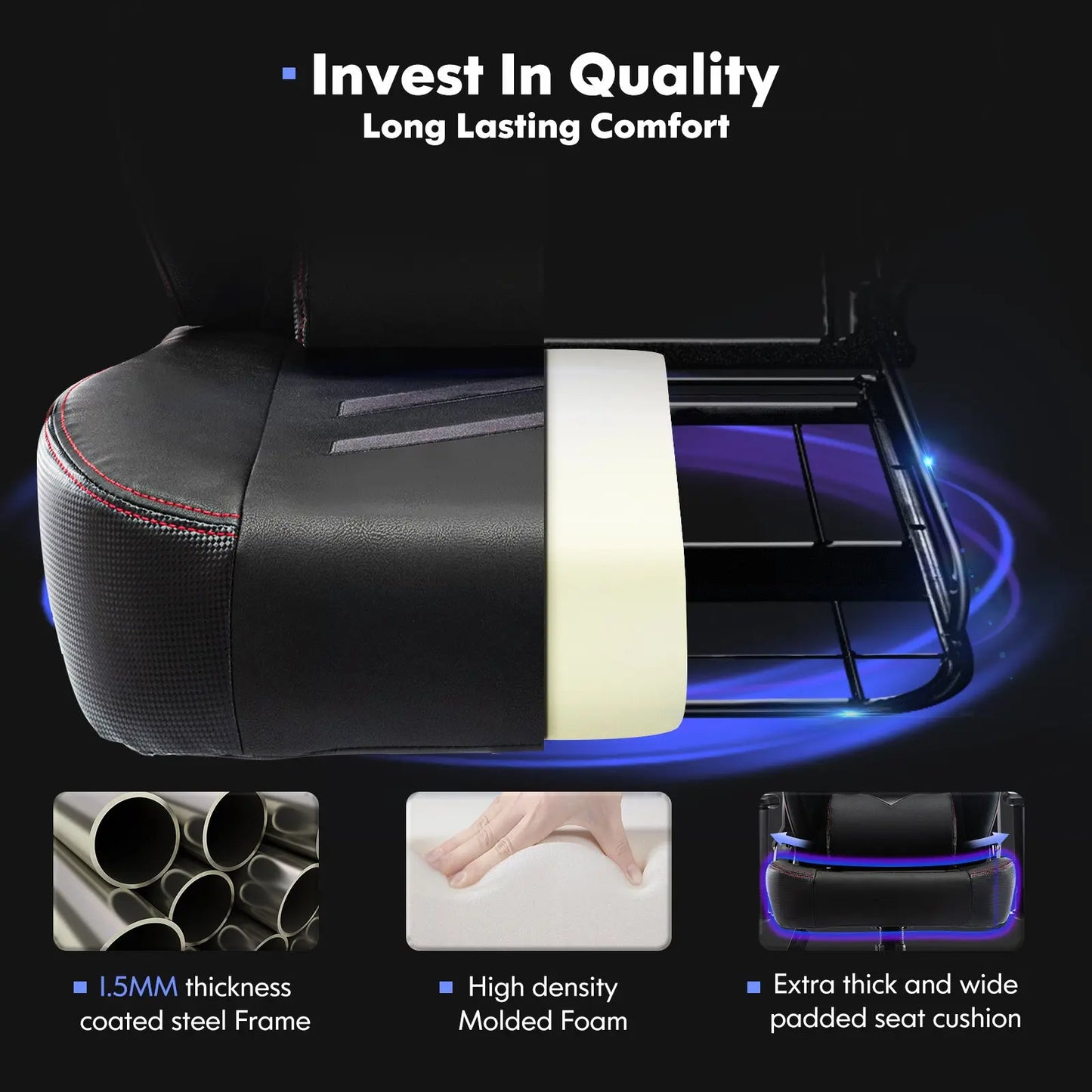 Tall Gaming Chair 350lbs Racing Computer Gaming Chair My Store