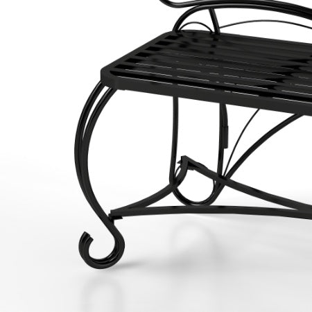 Butterfly Cast Metal Garden Bench Inkedjoy