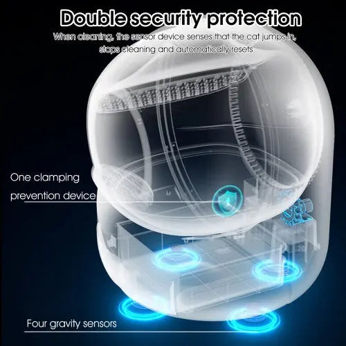 Smart Automatic Litter Box App Controls 4G WiFi, Double Deodorization My Store