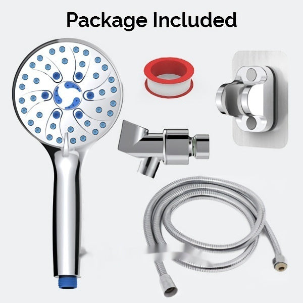 Handheld With 2 Gear Spray Gun 5 Gear Supercharged Shower Inkedjoy