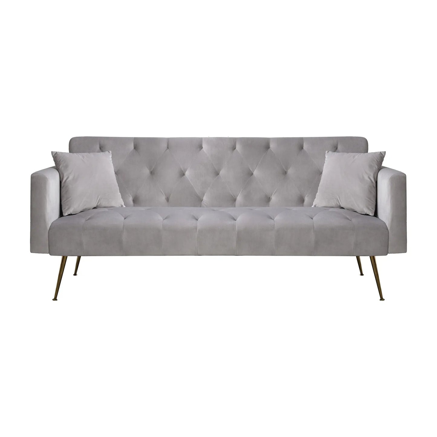 Modern Velvet  Sofa Bed Folding Futon My Store
