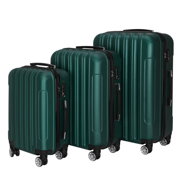 Vertical Pattern Three In One Handle Universal Wheel 20in 24in 28in ABS Aluminum Alloy Pull Rod Box Inkedjoy