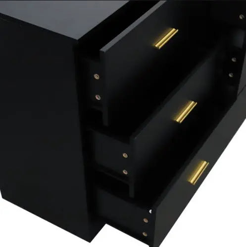 Black 6 Drawer Dresser My Store