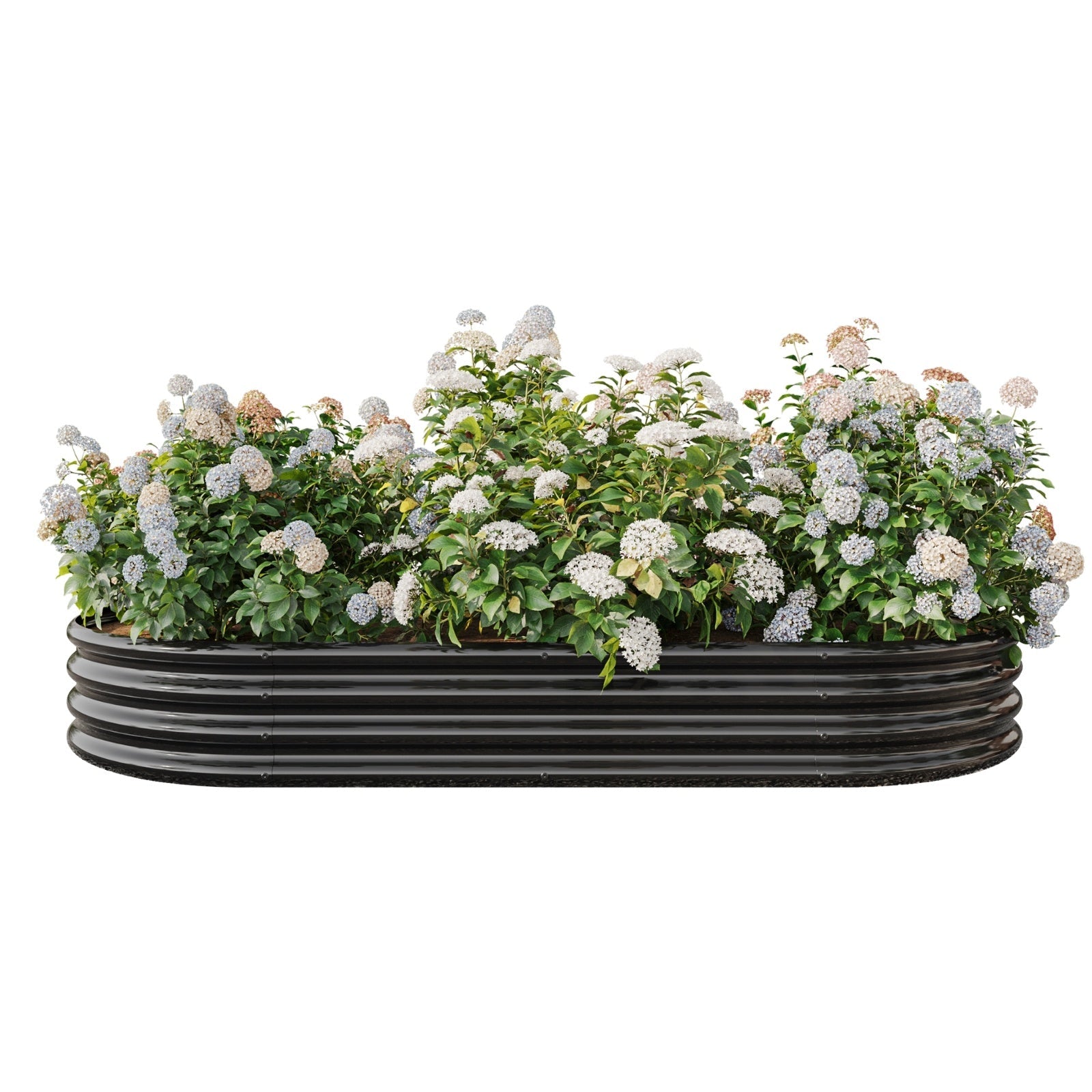 Oval Metal Elevated Garden Bed My Store