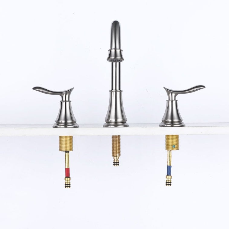 2-Handle 8 Inch Widespread Bathroom Sink Faucet My Store