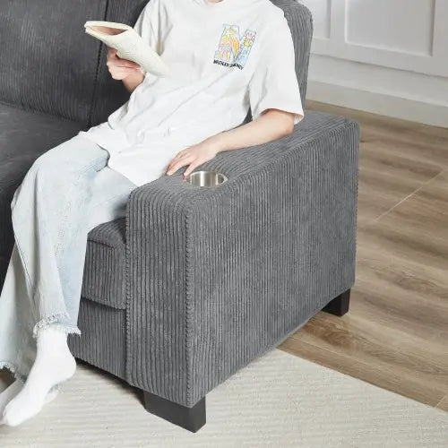 Fabric Modern Compressed Couch My Store