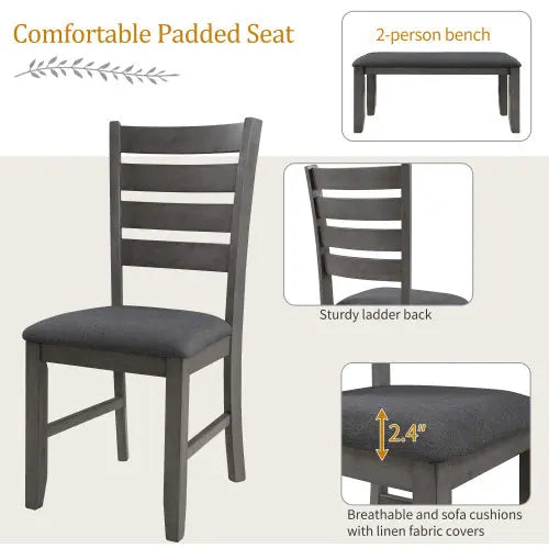 6-piece Dining Table Set My Store