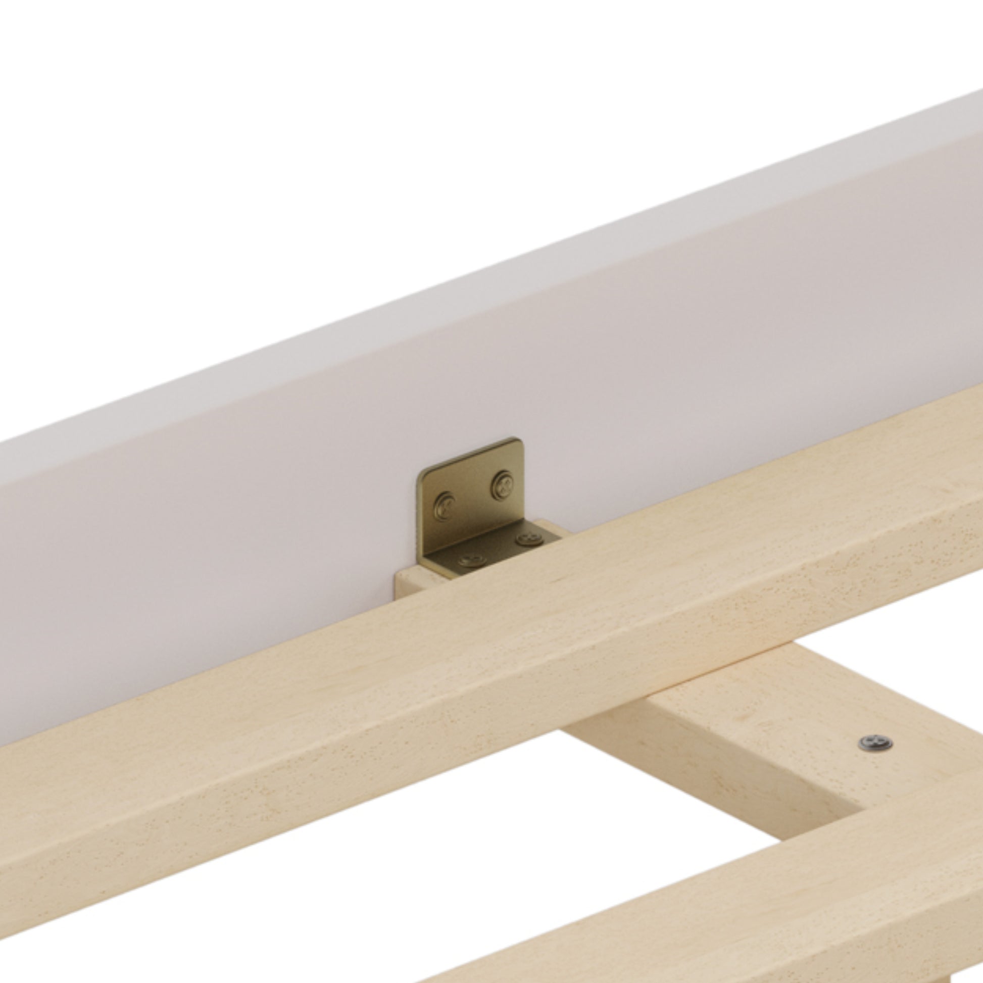 3 Pieces Bedroom Sets Full Size Wood Bed with Hidden LED Light Upholstered Headboard + 2 Nightstands, Cream Grey - Ohberri