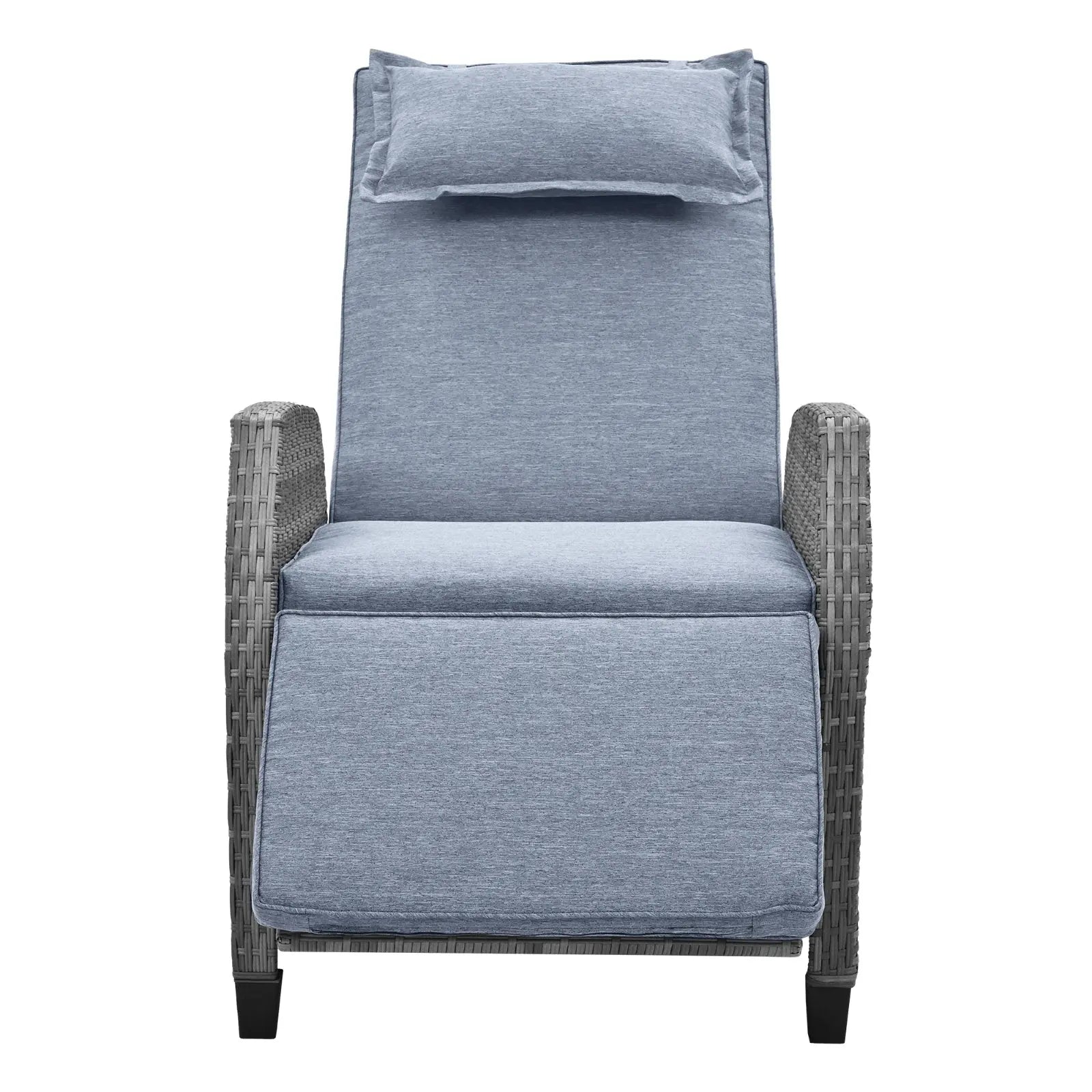 U Style Outdoor Rattan 2-Person Set W  Coffee Table For Courtyard My Store