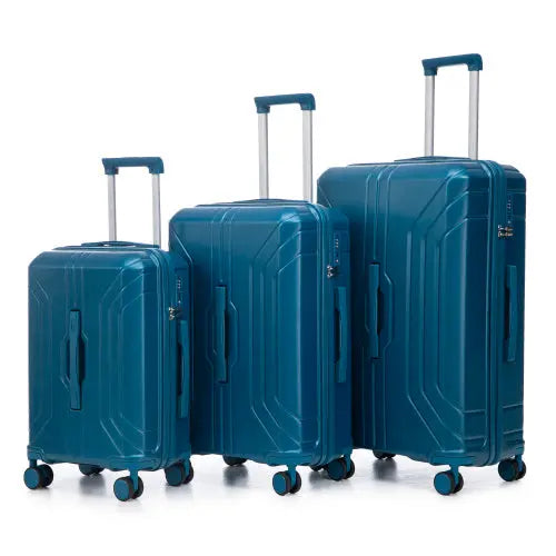 20  24  28  3 Pcs  Set In ABS Spinner Wheel Luggage Inkedjoy