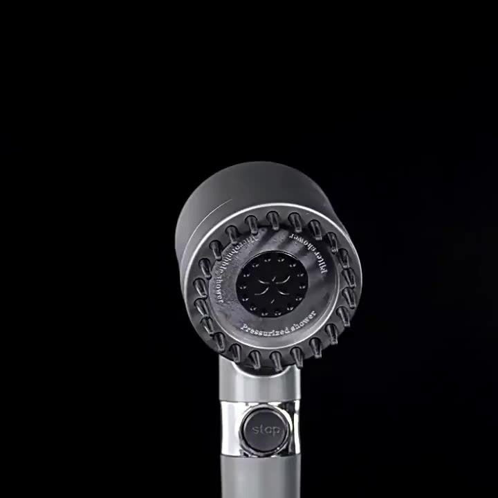 Stainless Steel Fixture - 5 Filter Shower Set, With 3 Adjustable Modes Inkedjoy