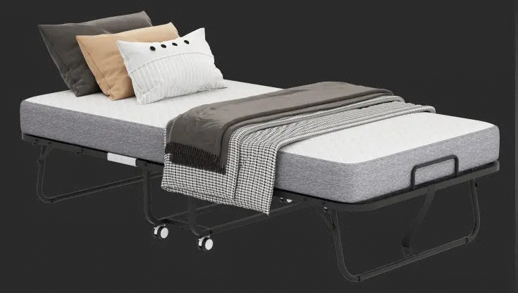 Folding Bed With Mattress My Store