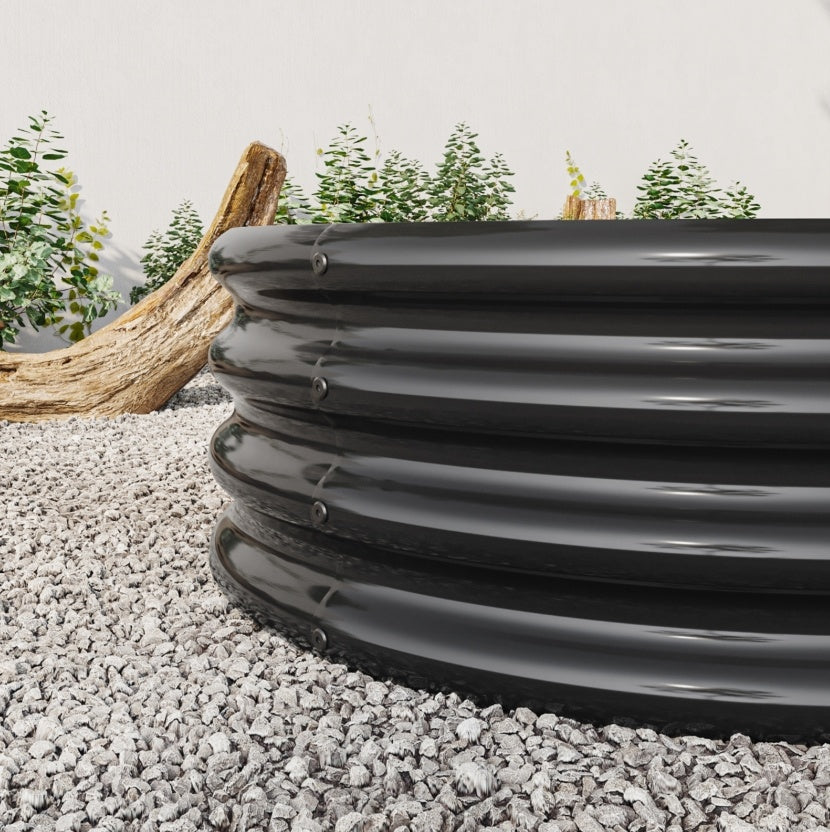 Raised Garden Bed Oval Metal Planter My Store