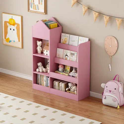 Children's Wooden Bookshelf My Store