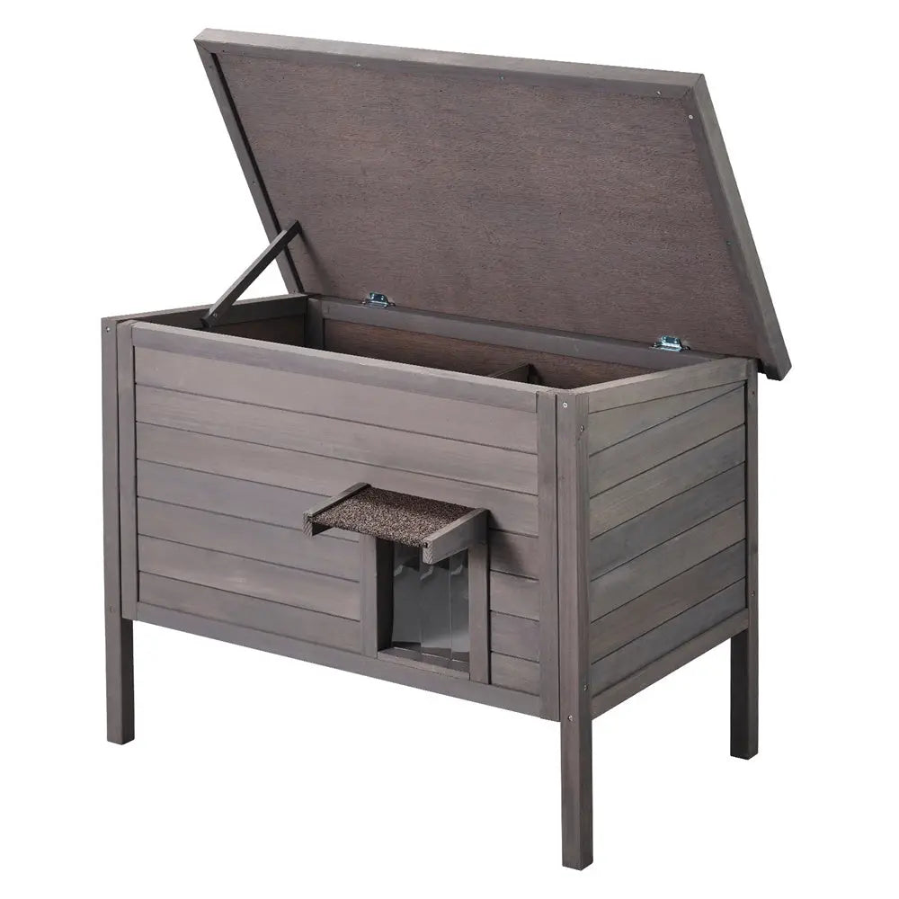 Cat House Wooden Feral My Store