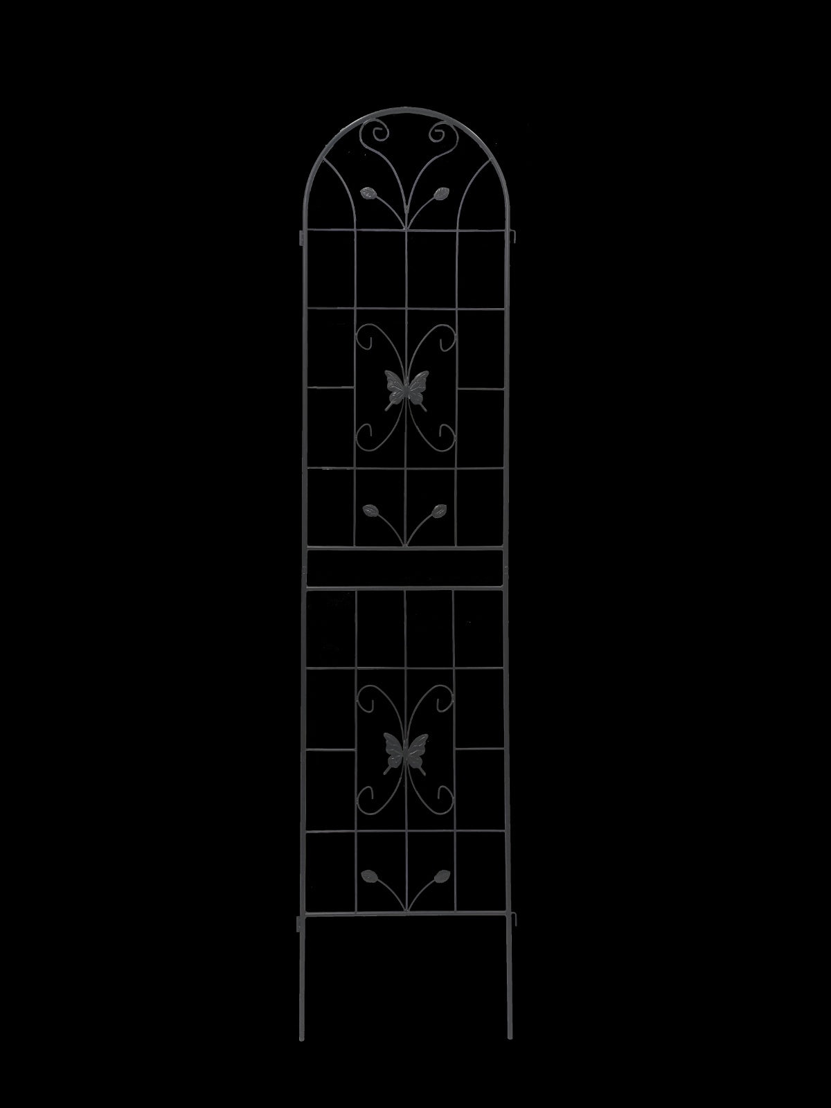 4 Pack Metal Garden Trellis 86.7x19.7Rustproof For Climbing Plants Outdoor Inkedjoy