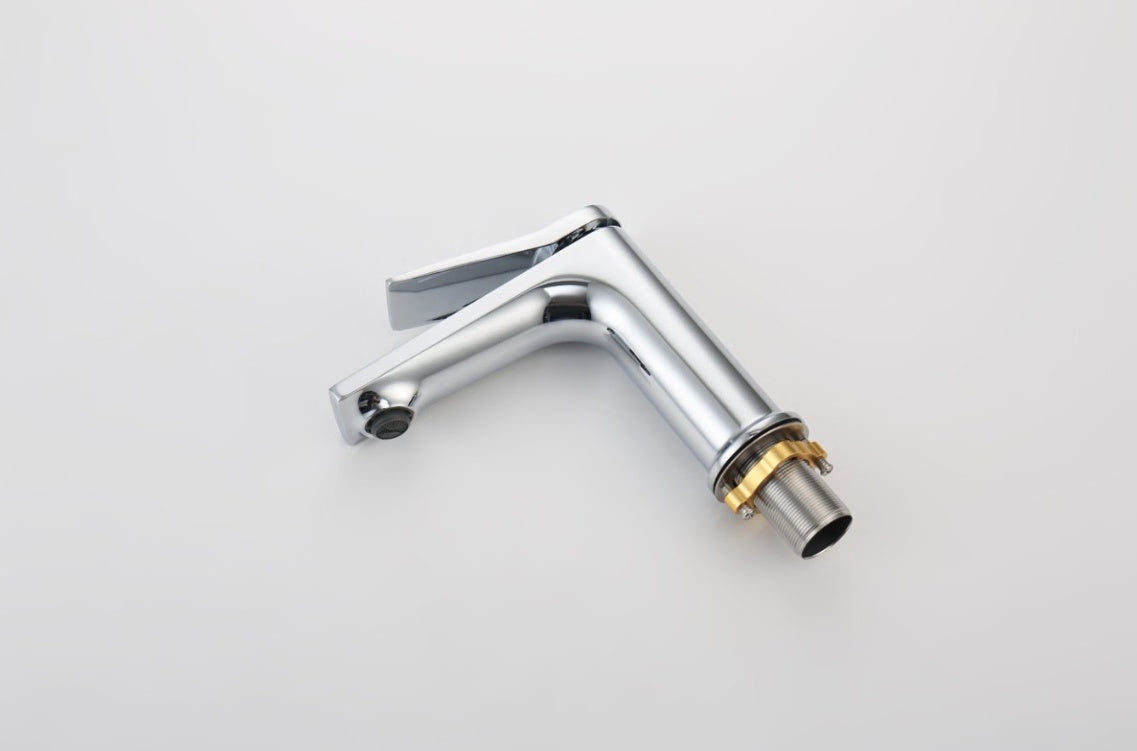 Chrome Single Hole Bathroom Faucet My Store