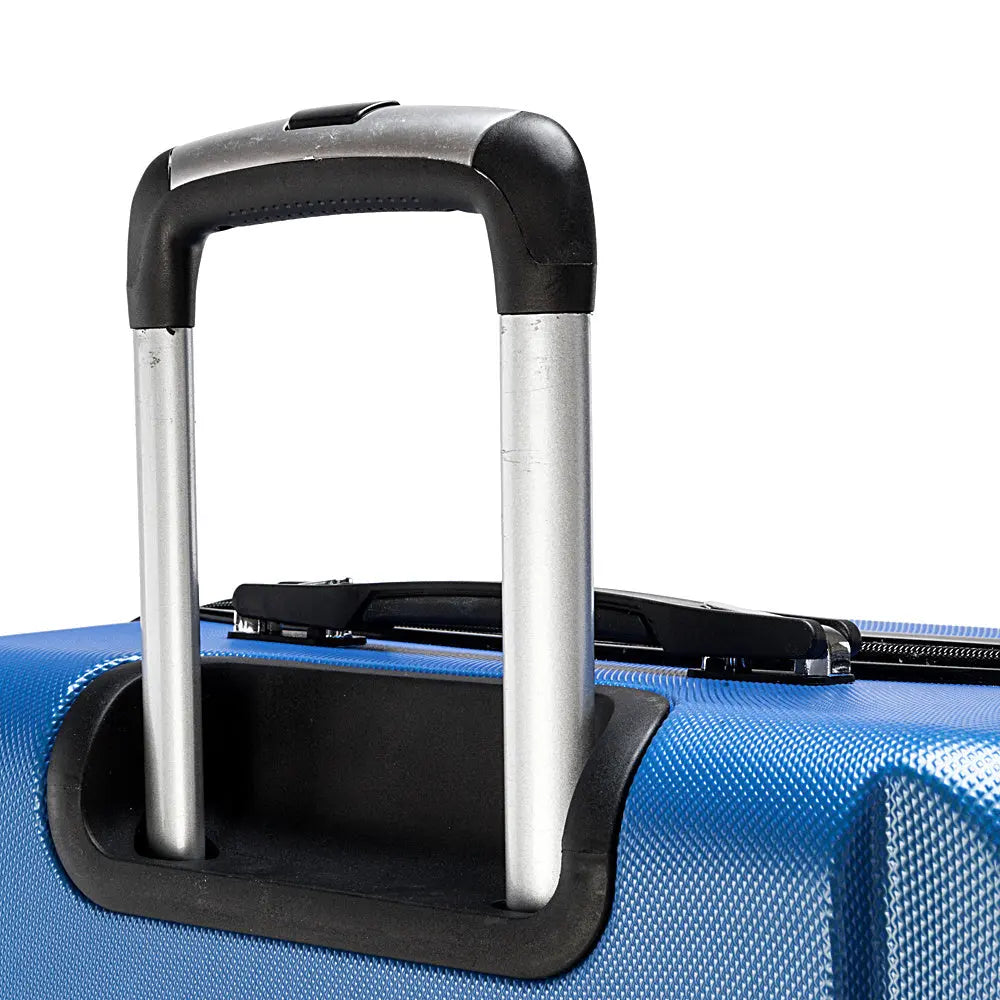 Three In One ABS Suitcase 20 Inches 24 Inches 28 Inches Blue Inkedjoy
