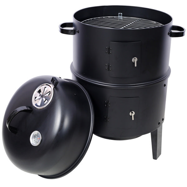 Charcoal Smoked Grill, Outdoor Cooking, 16 Inch Inkedjoy