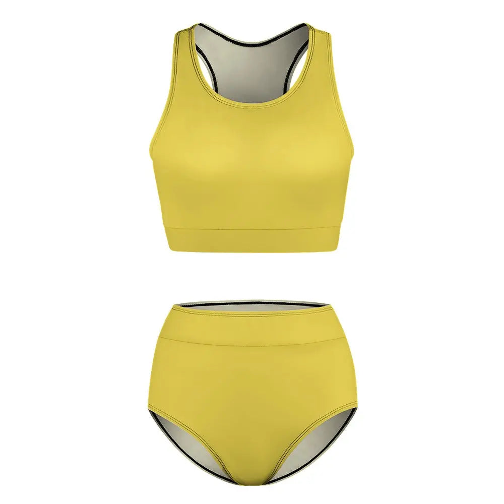 Ladies Two Piece Bikini Swimsuit Inkedjoy