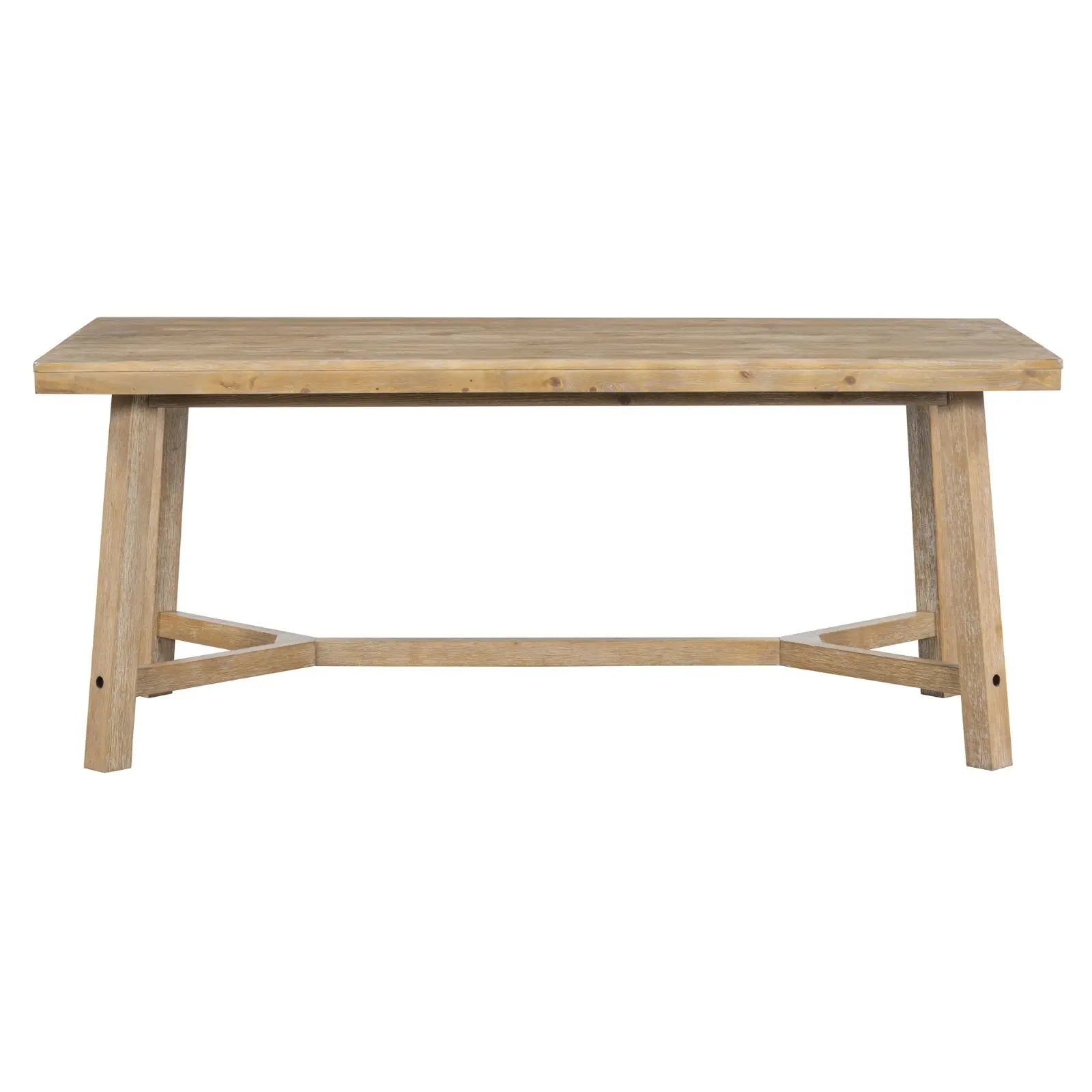 6-piece Retro Farmhouse Style Dining Set, Rectangular Table And 4 Upholstered Chairs My Store