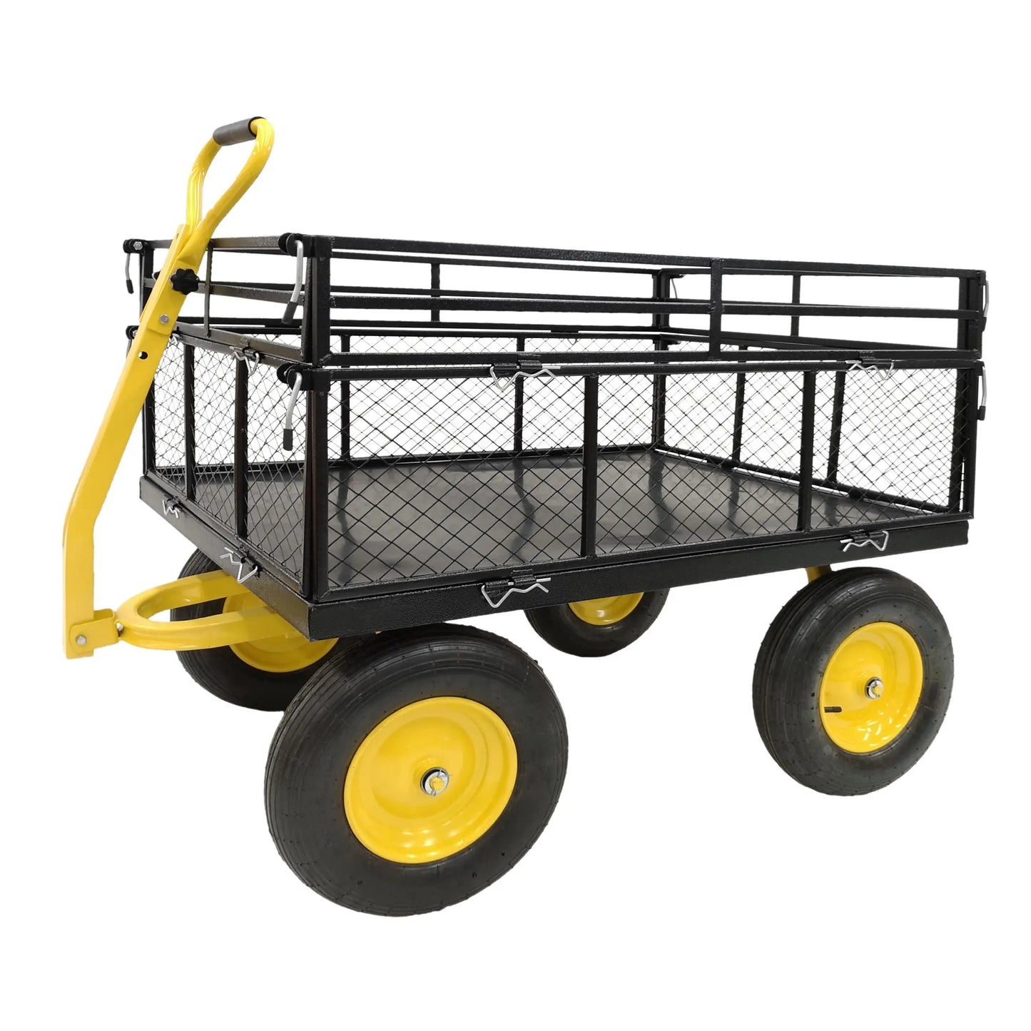 Steel Garden Cart, Heavy Duty 1400 Lbs Capacity My Store