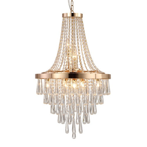 Golden Crystal Chandelier Inkedjoy