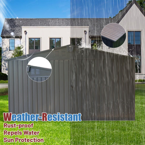 11x 9 With Galvanized Steel Frame Windows- Dark Gray Inkedjoy