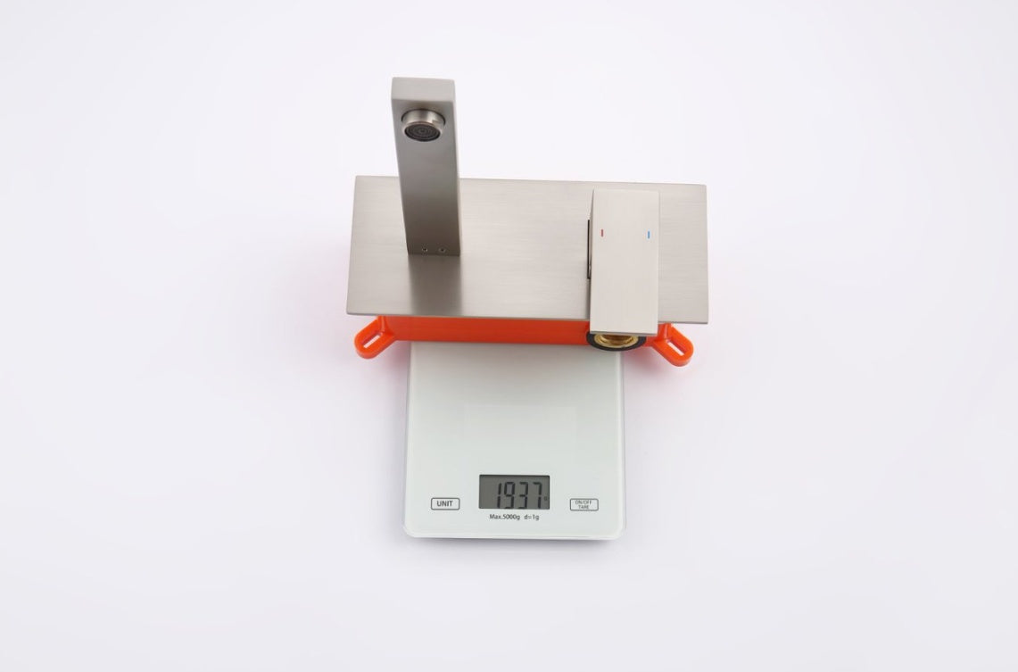 Wall Mount Faucet For Bathroom Sink Or Bathtub- Brushed Nickel Ohberri