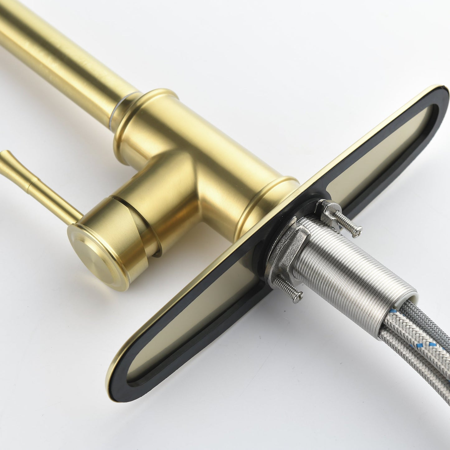 Single Handle High  Pull Out Kitchen Faucet- Stainless Steel Ohberri