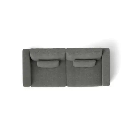 Modern 3 Seater Sofa, Upholstered Compressed Cushions My Store