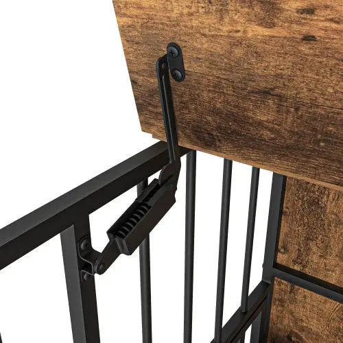 Modern Kennel Dog House With Multifunctional Removable Tray, Double Door Dog House My Store