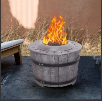 Smokeless Fire Pit Fueled With A Woody Appearance Inkedjoy