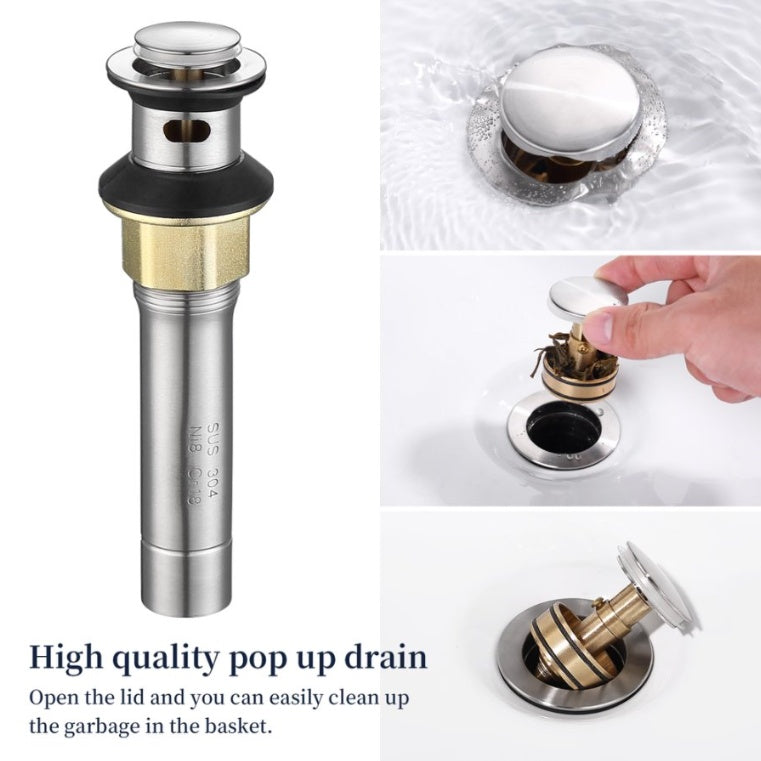 2-Handle 4-Inch Brushed Nickel Bathroom Faucet Ohberri