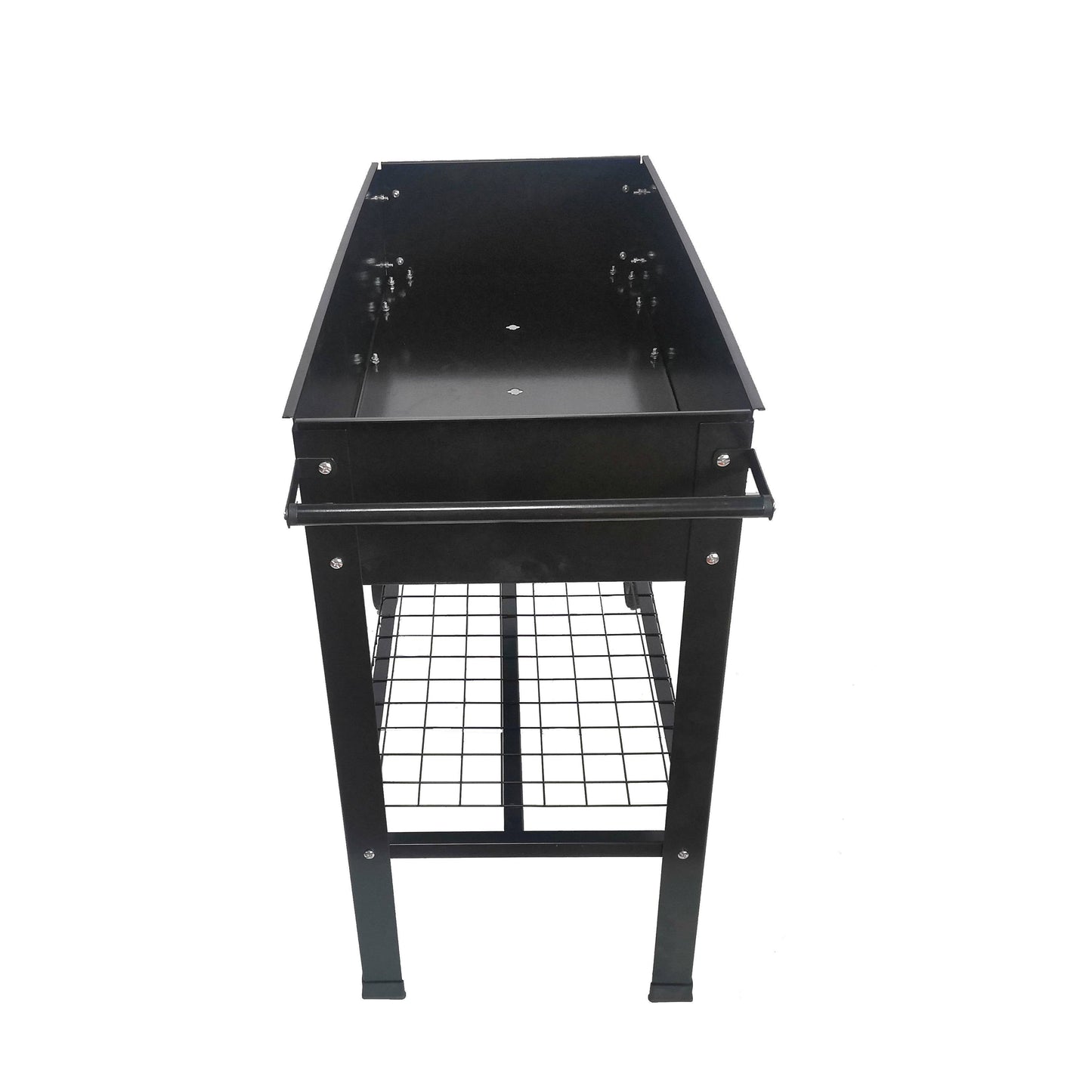 Mobile Metal Raised Garden Bed Cart With Legs Inkedjoy