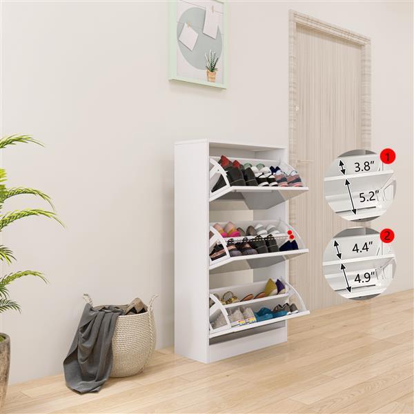 Narrow Shoe Storage Cabinet With Mirror Inkedjoy