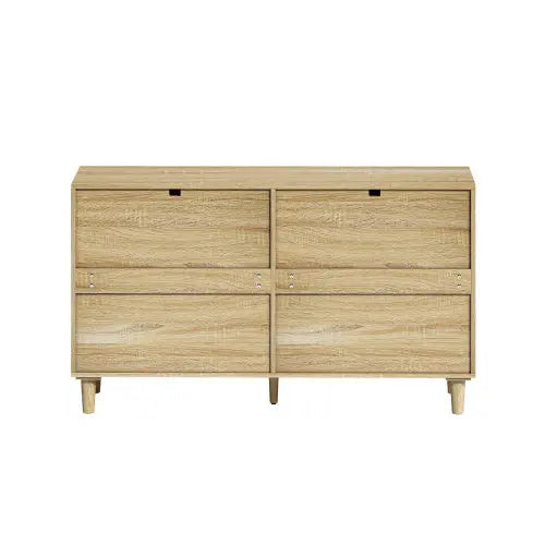 Rattan Dresser With Drawers, 6 Drawer Dresser -Natural My Store