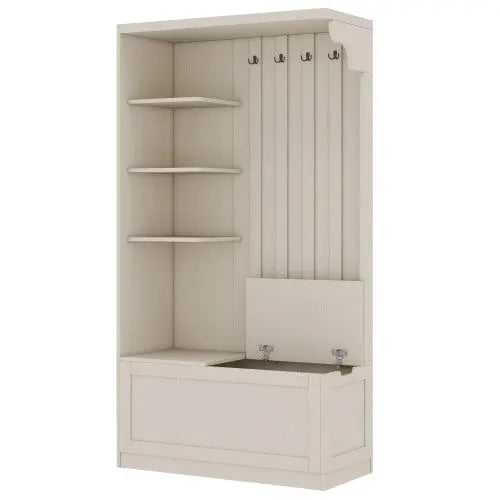 Multifunctional Left-right Combination Hall Cabinet -Beige My Store