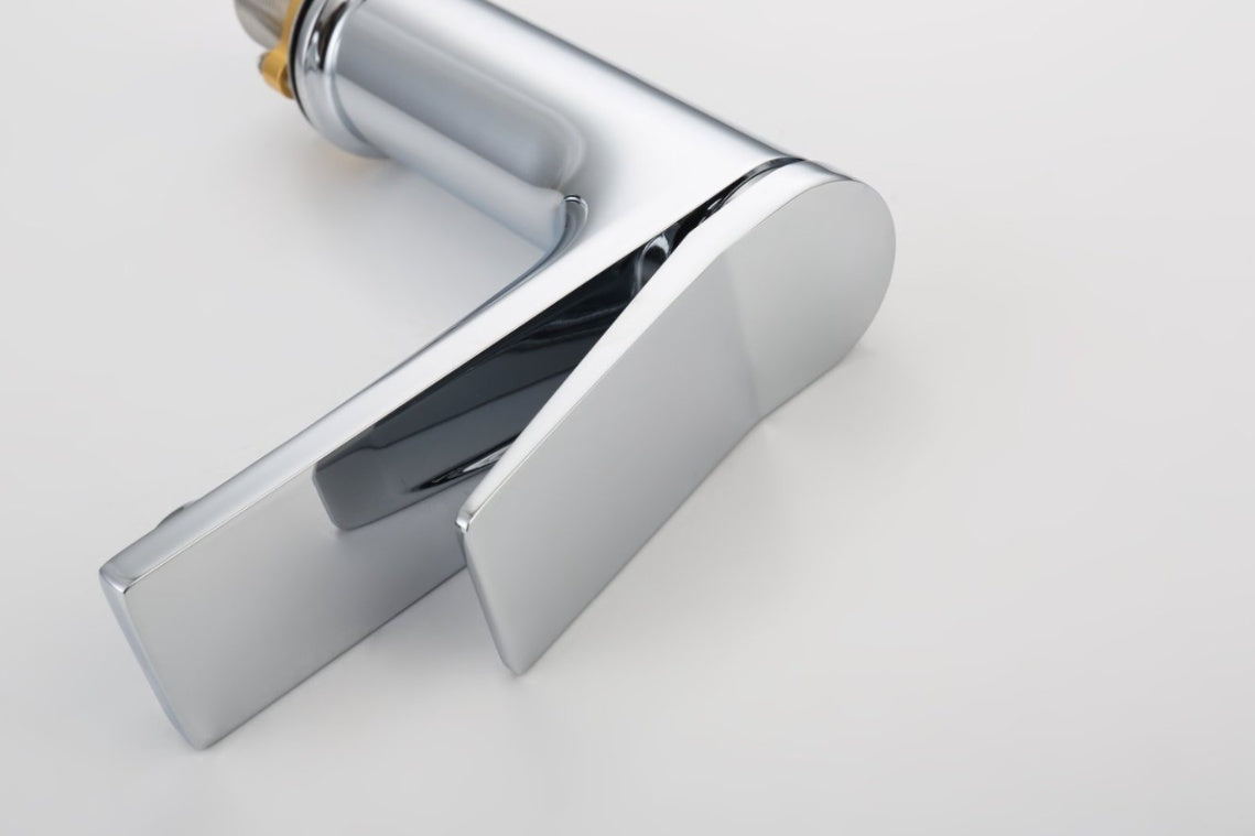 Chrome Single Hole Bathroom Faucet My Store