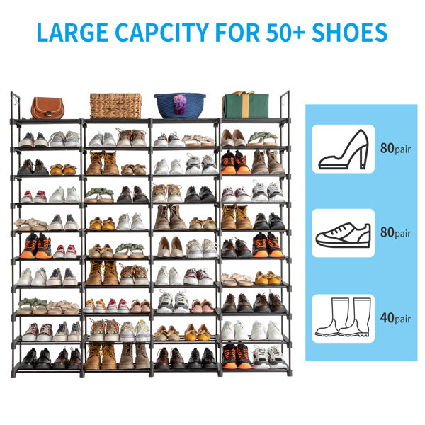10 Layer Shoe Rack Inkedjoy