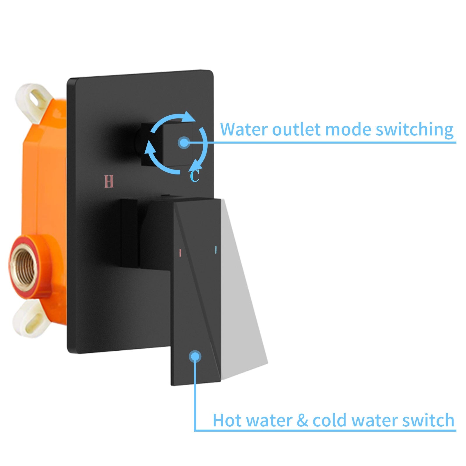 Brushed Nickel Faucet Set 10 Inch Square Rainfall Shower Head With Handheld Sprayer And Waterfall Inkedjoy