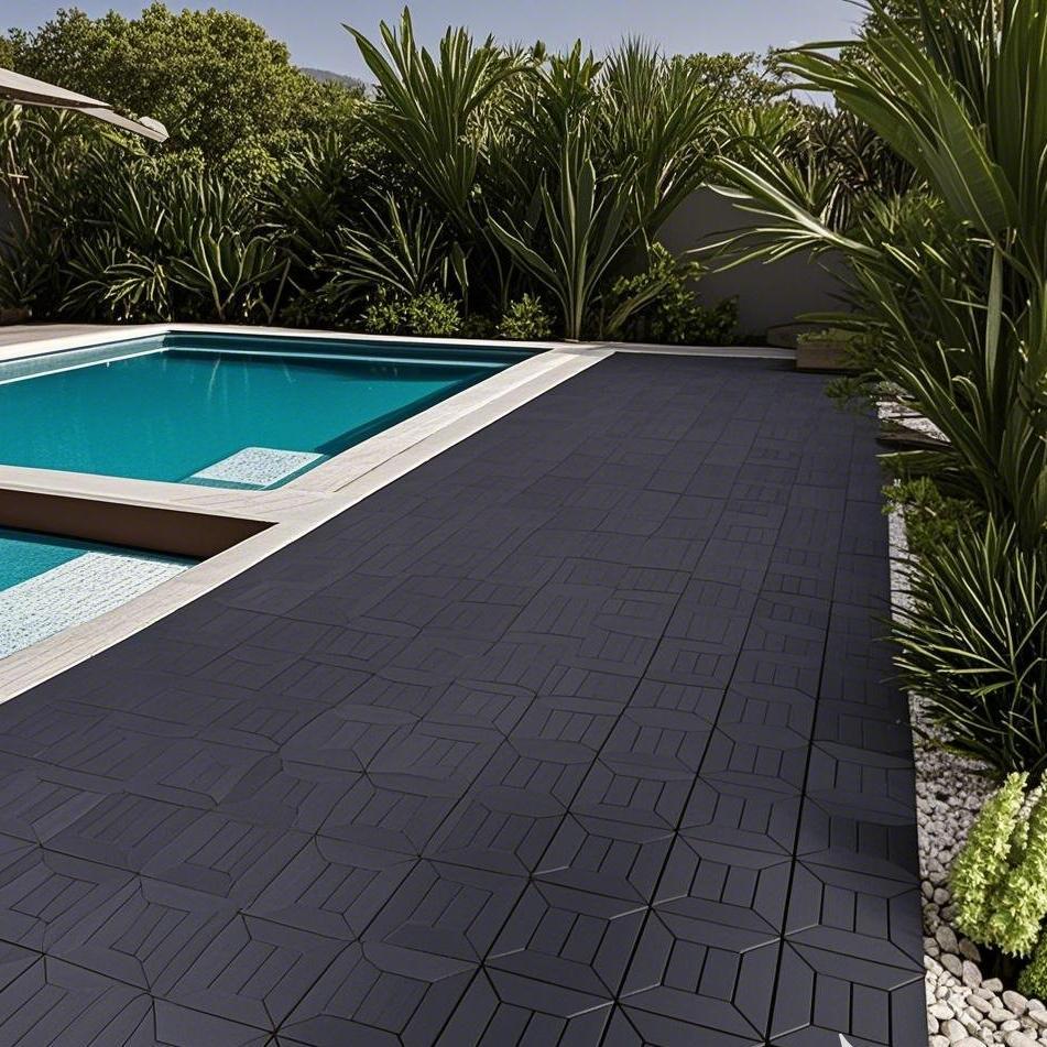 Waterproof, Wear-resistant, DIY Assembly, Garden, Courtyard, Balcony,plastic Flooring Inkedjoy
