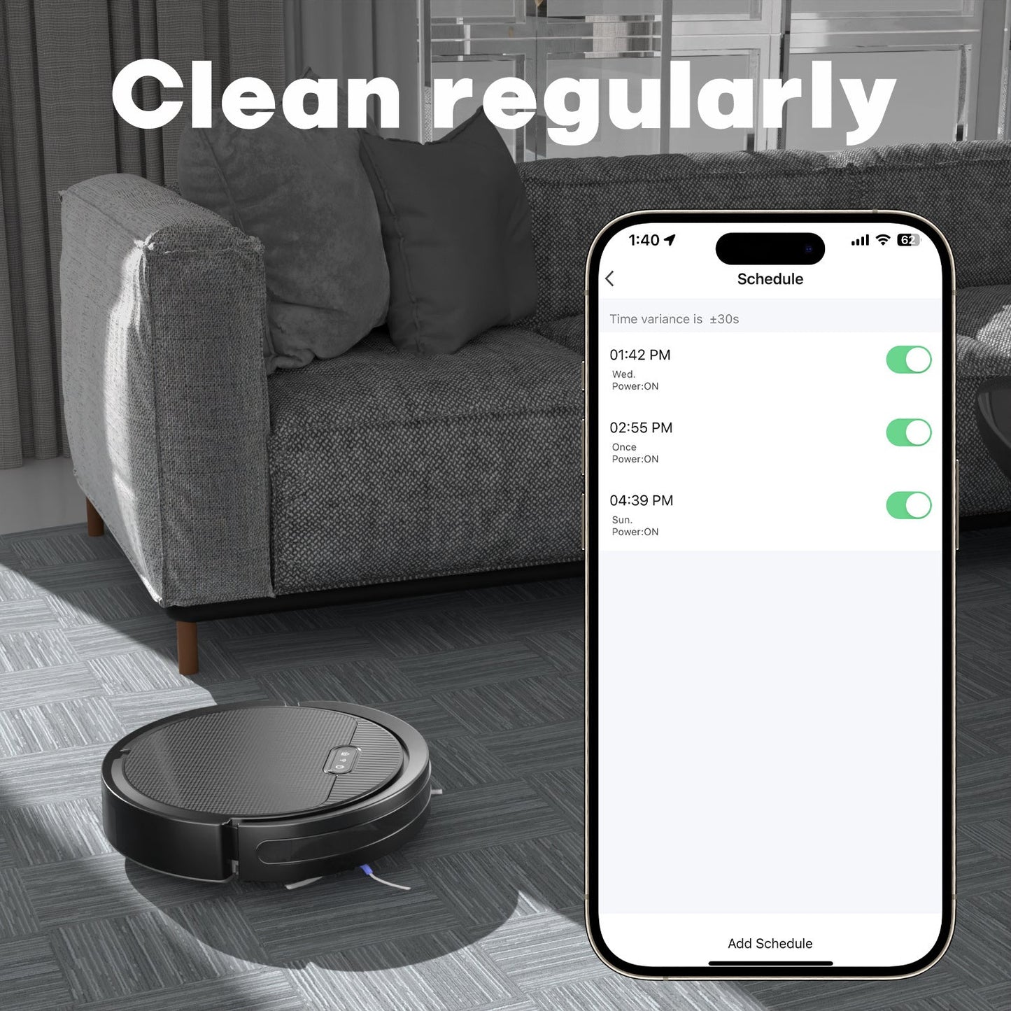 Robot Vacuum And Mop, 3 In 1 Combo Cleaner Inkedjoy