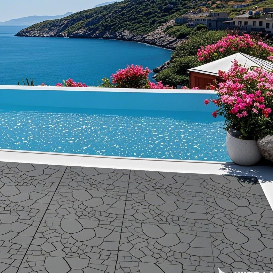 Waterproof, Wear-resistant, DIY Assembly, Garden, Courtyard, Balcony,plastic Flooring Inkedjoy