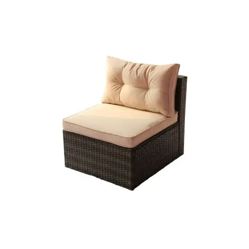 Patio Furniture Set PE Rattan Sectional Garden Furniture Corner Sofa Set My Store
