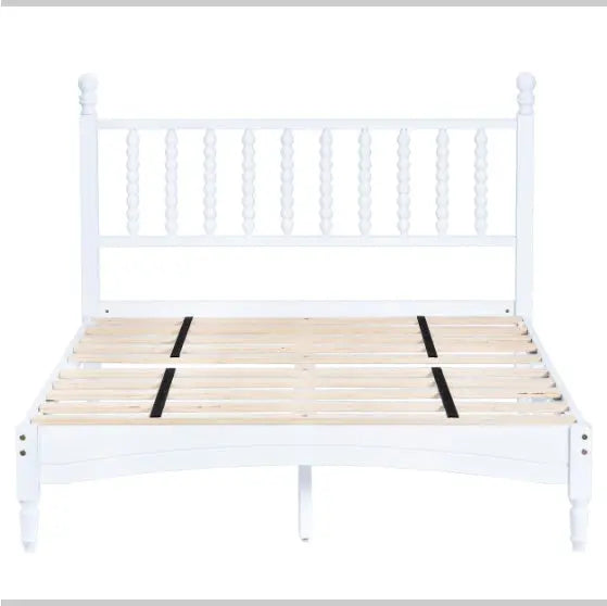 Solid Rubberwood Bed My Store
